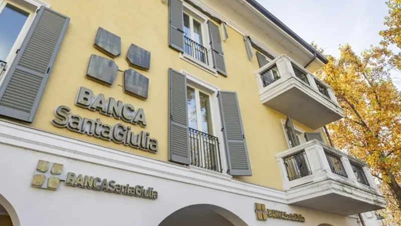 Il quartier generale di Banca Santa Giulia, a Chiari