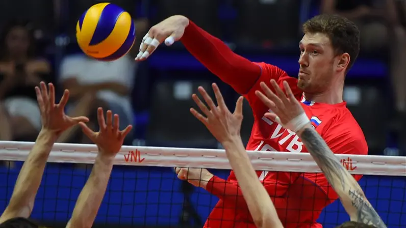 Una schiacciata di Muserskiy - Foto Fivb