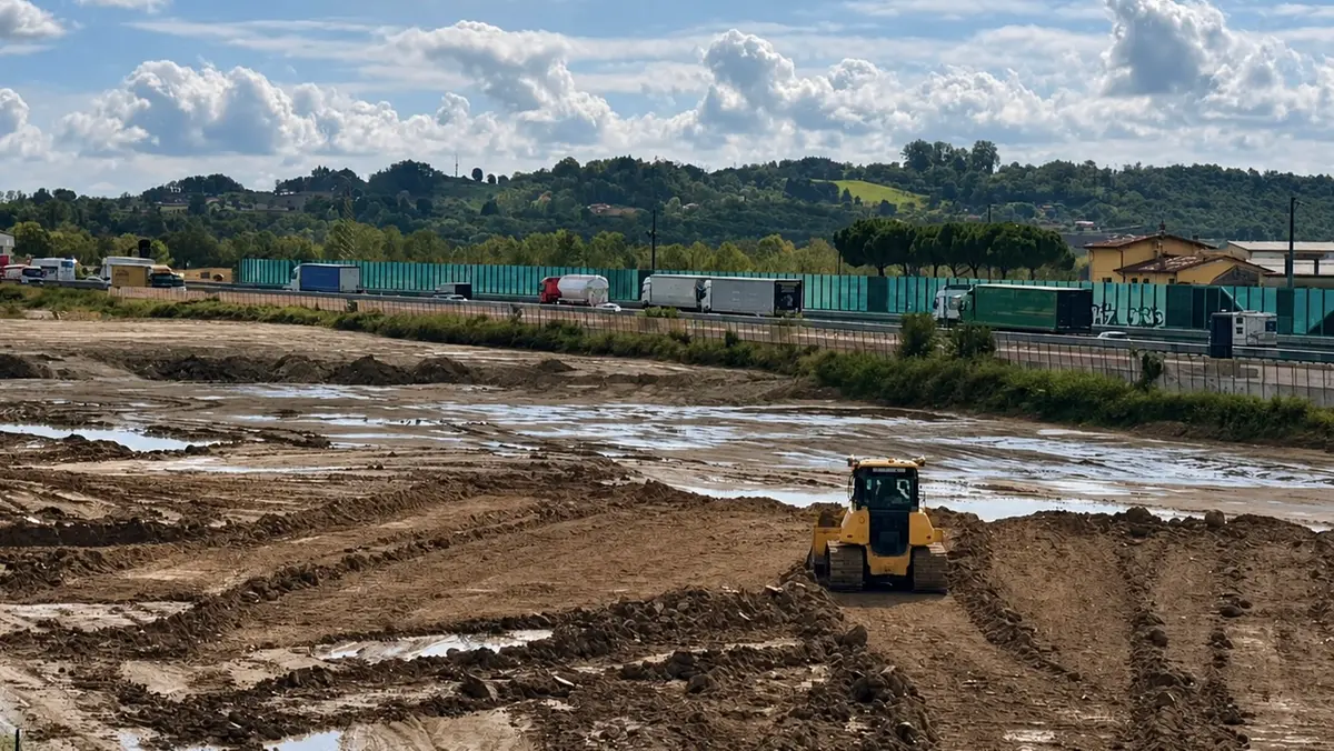 Uno scorcio dell’area che ha ospitato i cantieri, a Campagna di Lonato -  © www.giornaledibrescia.it