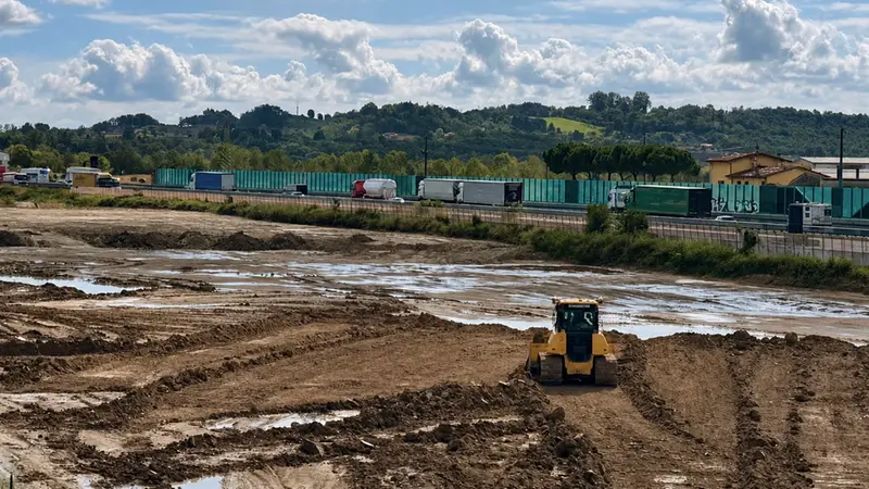 Uno scorcio dell’area che ha ospitato i cantieri, a Campagna di Lonato -  © www.giornaledibrescia.it