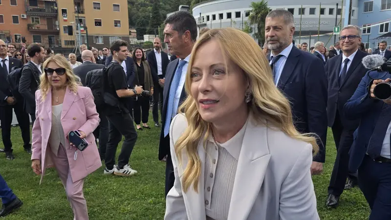 Giorgia Meloni a Gardone Val Trompia per i 500 anni di Beretta