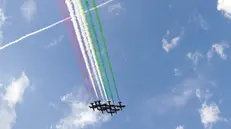 Le frecce tricolori a Gardone Val Trompia per i 500 anni di Beretta