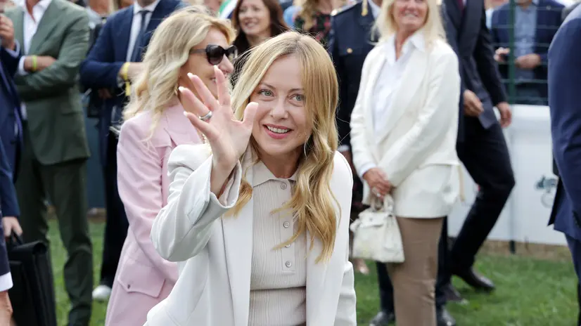 Giorgia Meloni a Gardone Val Trompia per i 500 anni di Beretta