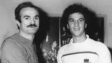 Sandro Mazzola (a sinistra), qui con Evaristo Beccalossi, anch'egli scomparso pochi mesi fa