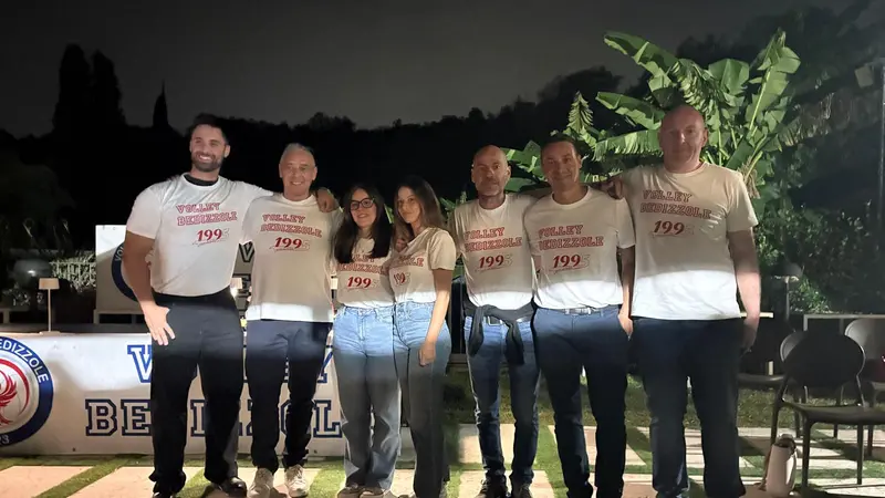 La maglia con l'anno 1995, tappa fondamentale per il Bedizzole Volley
