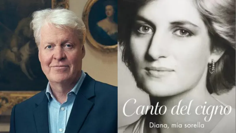 Charles Spencer e la copertina del libro pubblicato in Italia da Mondadori