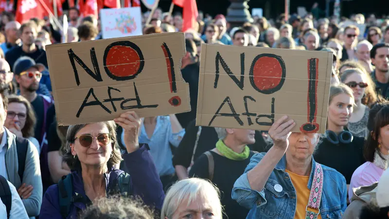 A Berlino proteste contro AfD - Foto Ansa © www.giornaledibrescia.it