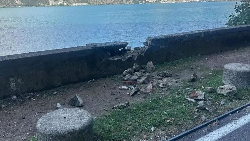 La frana sulla Vello-Toline