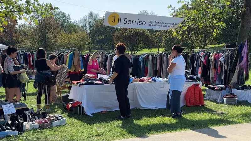 Il mercato dell'usato Timeless al parco Pescheto