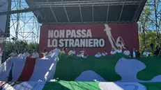 Attilio Fontana a Pontida