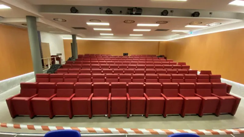 L'auditorium in piazza D'Annunzio