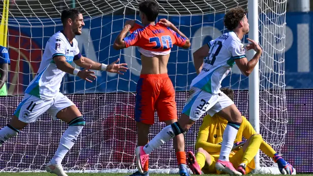 Serie C, gli scatti di Ospitaletto-Cittadella