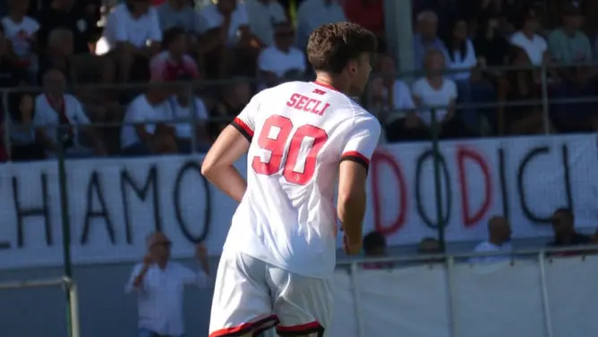 Secli ha segnato uno dei tre gol della Pavonese - Foto Instagram © www.giornaledibrescia.it