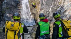 L'esercitazione del Soccorso alpino lombardo a Edolo