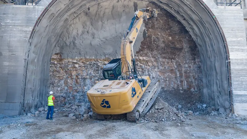 Un cantiere dell’Autostrada della Valtrompia - © www.giornaledibrescia.it