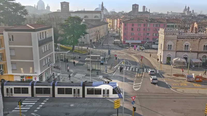Il futuro tram passerà da via San Faustino - © www.giornaledibrescia.it