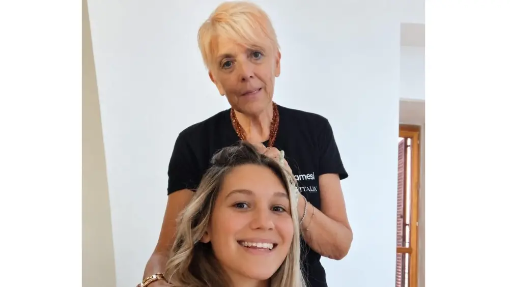 Piera Filippini con la vincitrice Sarah Rizea