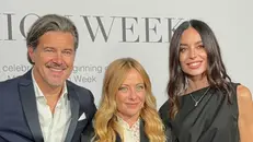 Massari con la premier Meloni al gala inaugurale della Milano Fashion Week