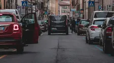 Una strada trafficata