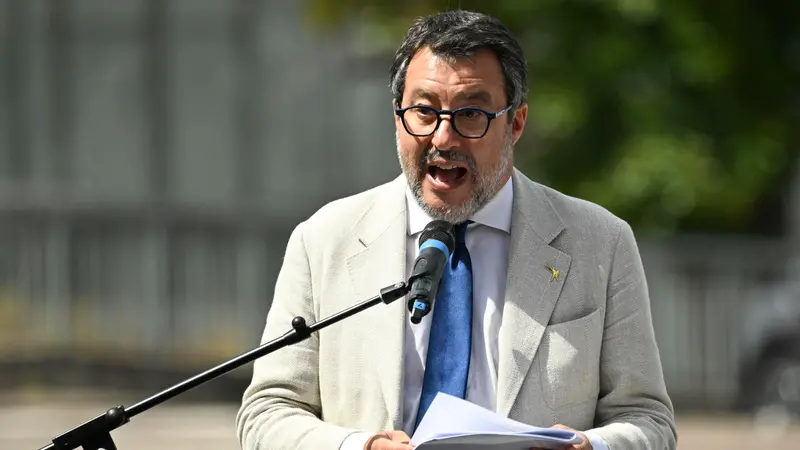 Il ministro delle Infrastrutture e dei Trasporti, Matteo Salvini - Foto Ansa © www.giornaledibrescia.it