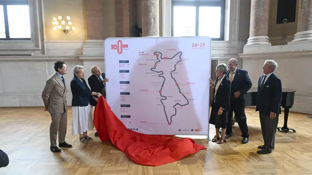La presentazione del percorso della Mille Miglia 2027
