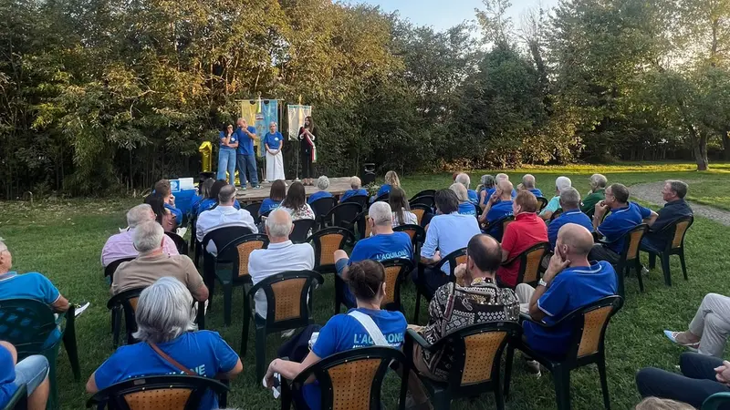 Un momento della festa