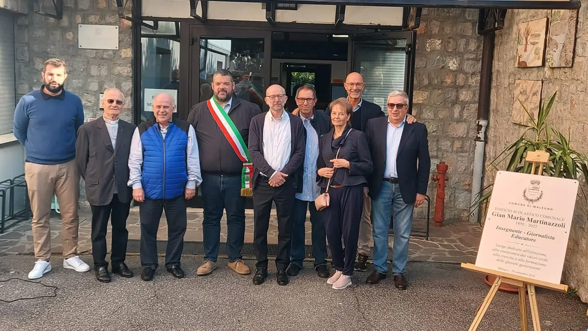 Un momento della cerimonia