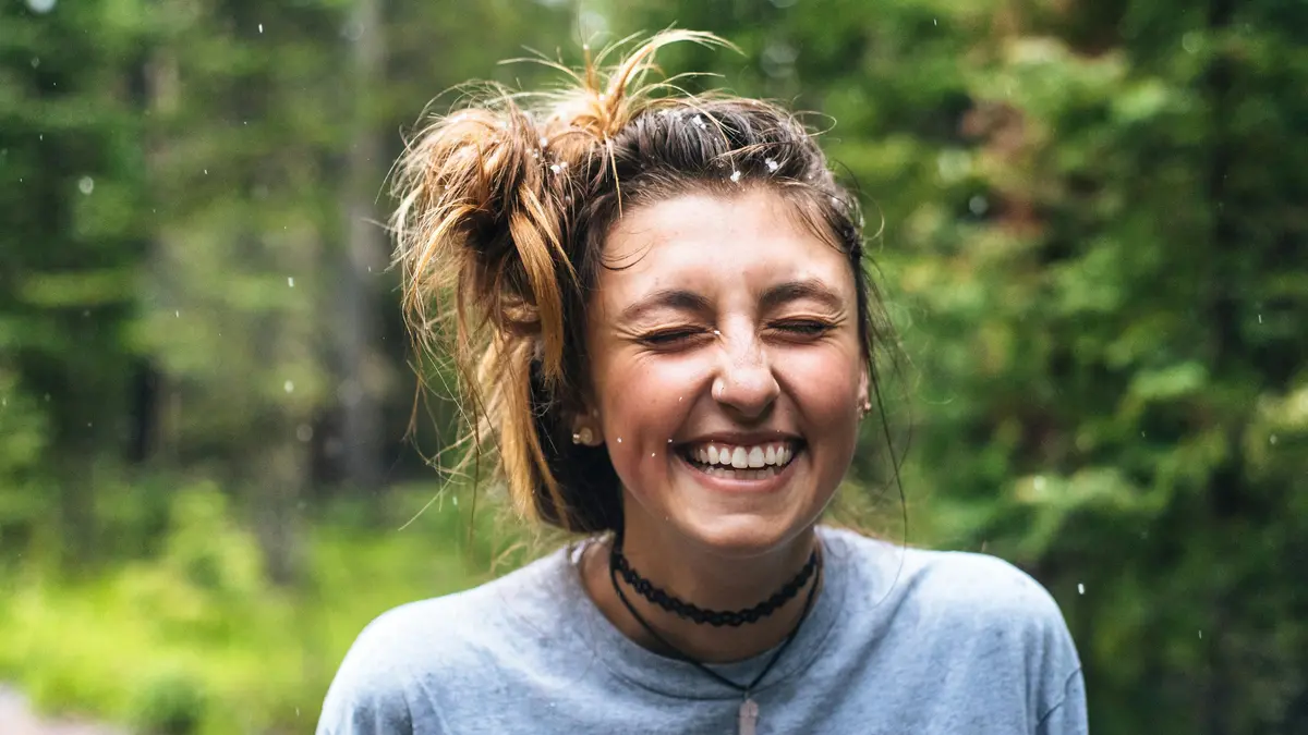 Il sorriso di una ragazza