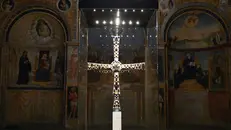 La Croce di Re Desiderio, esposta nel Museo della Città, in Santa Giulia