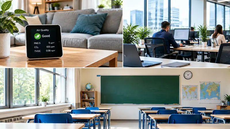 Casa, scuola e lavoro l'aria è un bene prezioso