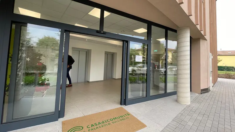 L'ingresso della Casa di comunità di Palazzolo