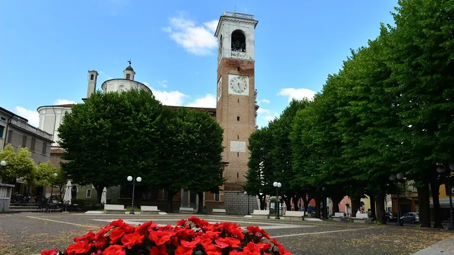 Il centro storico di Manerbio