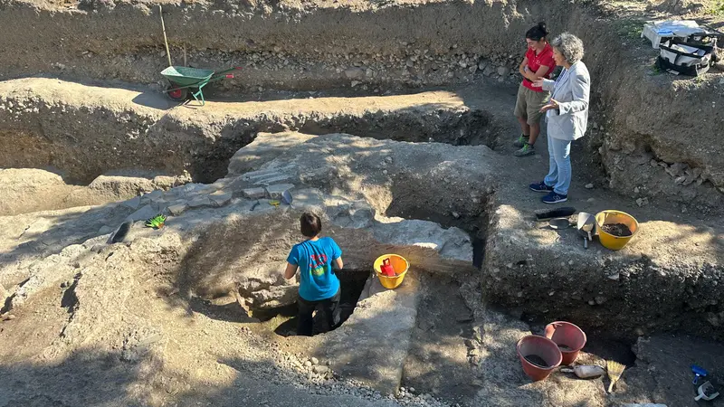 Un nuovo saggio archeologico alla villa romana