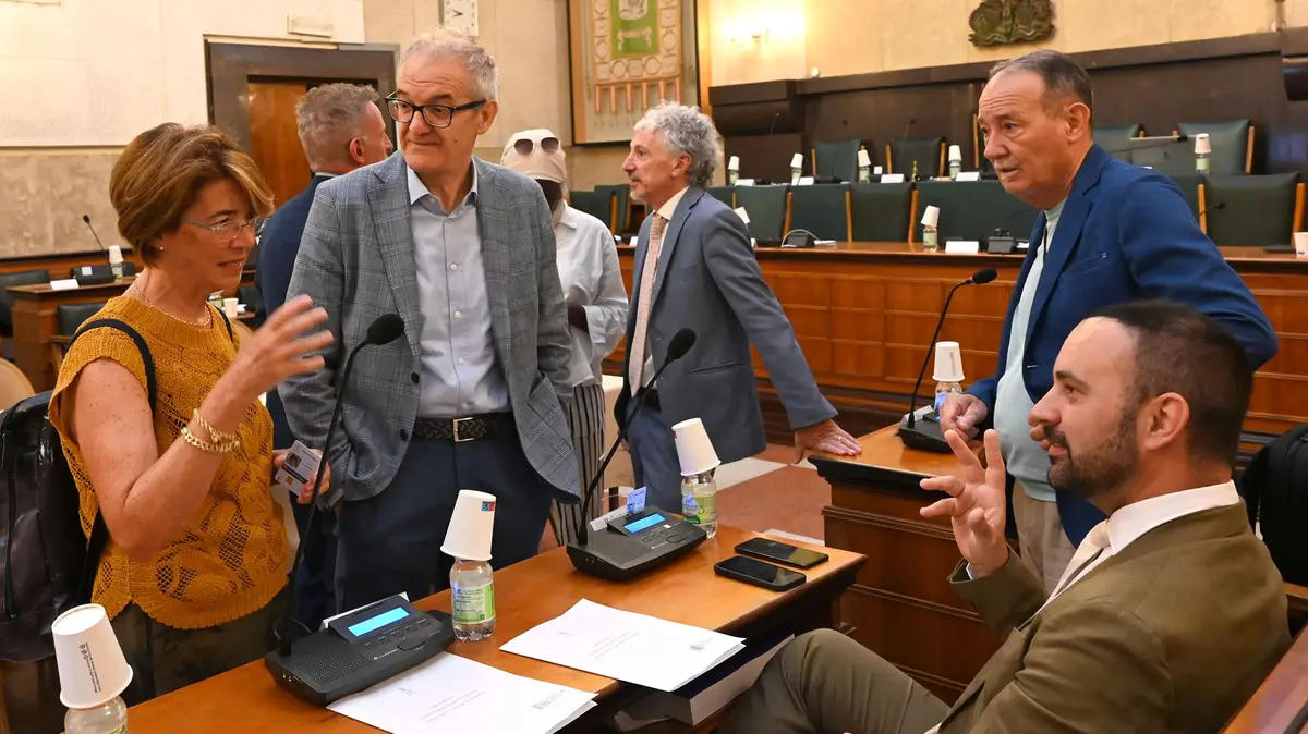 Da sinistra Laura Giuffredi, Mirco Biasutti, Roberto Rossini, Fabio Capra e Roberto Omodei - Foto Christian Penocchio