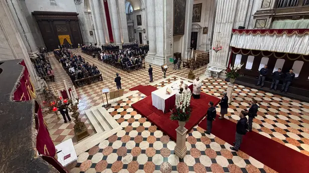 La messa della Polizia di Stato in duomo a Brescia