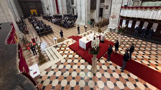 La messa della Polizia di Stato in duomo a Brescia