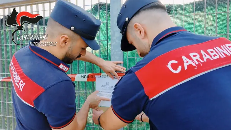I sigilli apposti dai carabinieri