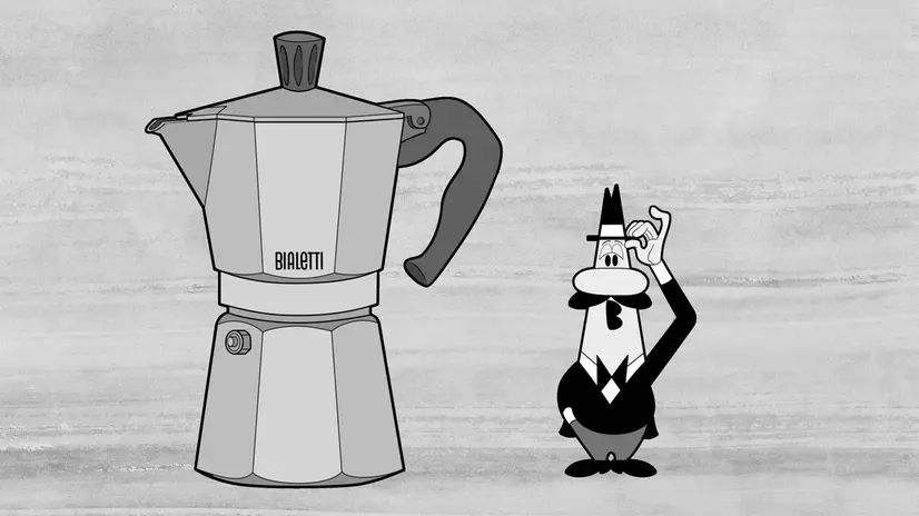 L'omino con i baffi di Bialetti