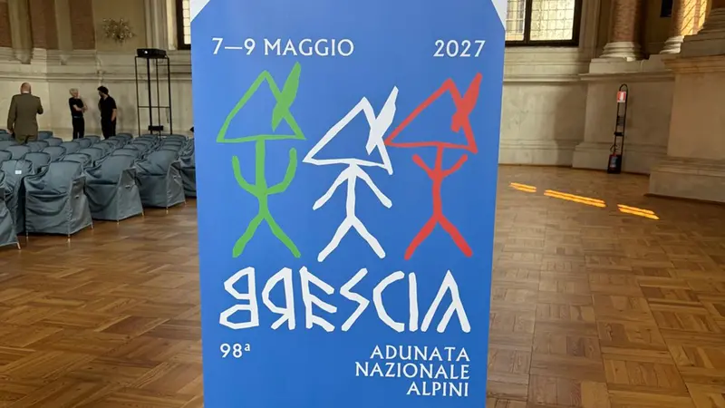 Il logo per l'Adunata degli alpini 2027 a Brescia