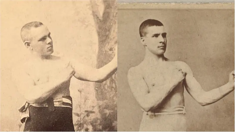 Ritratti d'epoca di Bowen e Burke