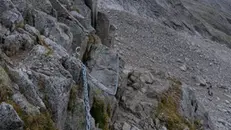 Catene lungo la via Terzulli