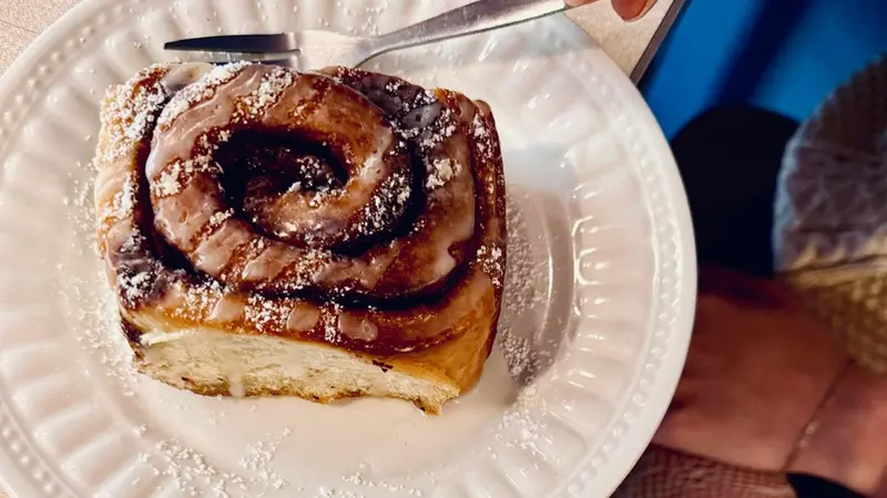 Il cinnamon roll vegano proposto da Cìciri