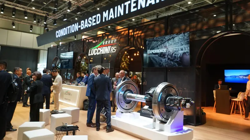 Lo stand di Lucchini Rs alla fiera InnoTrans 2026