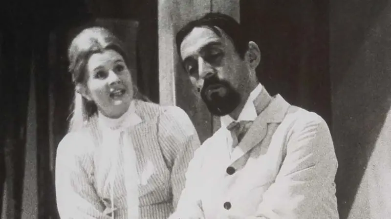 Renato Borsoni in scena ne «Il gabbiano»