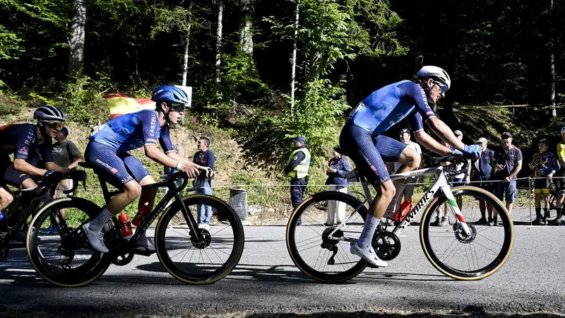 Gli azzurri impegnati nell'Europeo juniores // foto Rodella