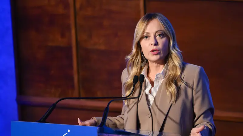 La premier Giorgia Meloni