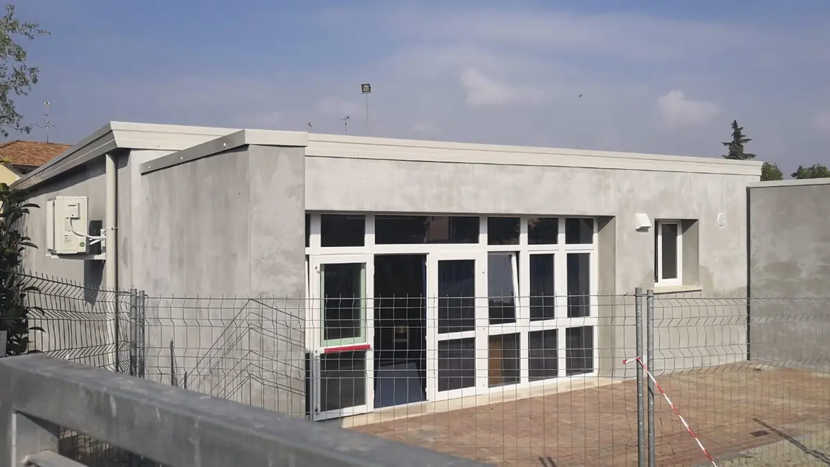 La sede dell'asilo Isonzo