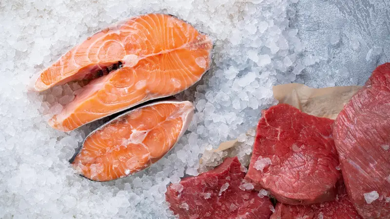 Allo scongelamento l'alimento può perdere una maggiore quantità di liquidi