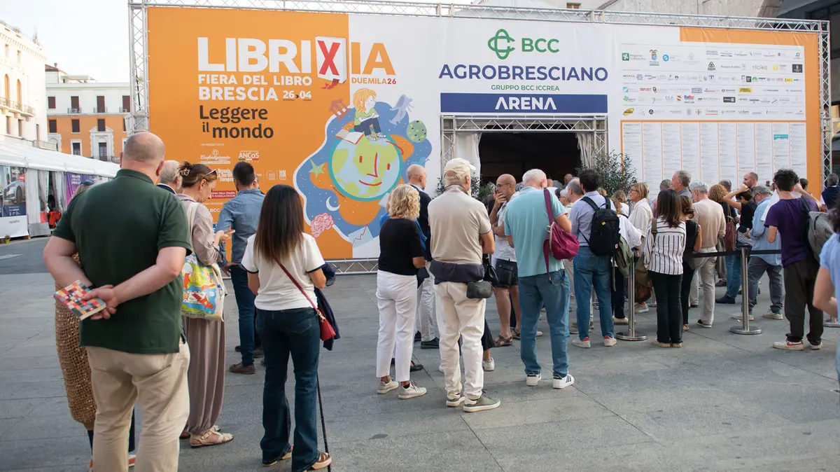 In coda a Librixia per l'incontro con Kurkov