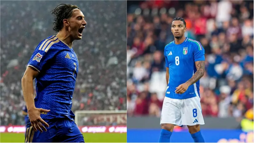 Esposito e Ndour in azzurro - Foto Ansa/Instagram
